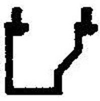 Stepped Offset Bottom Mount Freight Car Stirrups - 3044 : HO