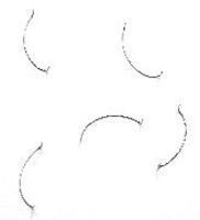 Formed Wire Curved Caboose Grab Irons - 3054 : HO
