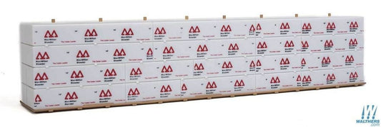 MacMillan Bloedel Wrapped Lumber Load for Walthers CC&F Bulkhead Flat Car - 3123 : HO