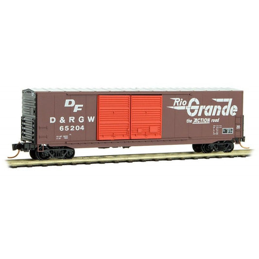 50 FT Double Door Boxcar Denver & Rio Grande Western D&RGW 65204 - 18200010 : N