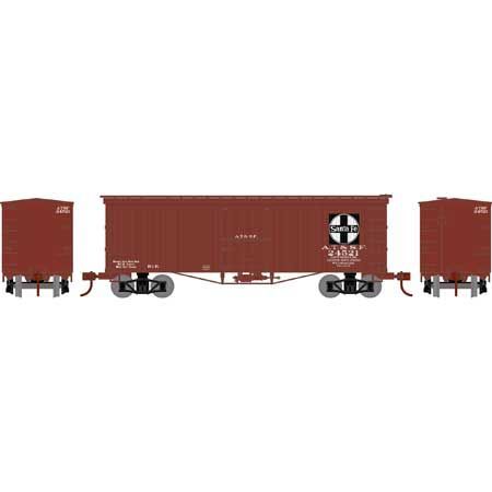 36 FT Old Time Wood Boxcar Santa Fe SF 24521 - 5144 : N