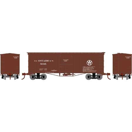 36 FT Old Time Wood Boxcar New York Ontario & Western NYO&W 5005 - 5147 : N