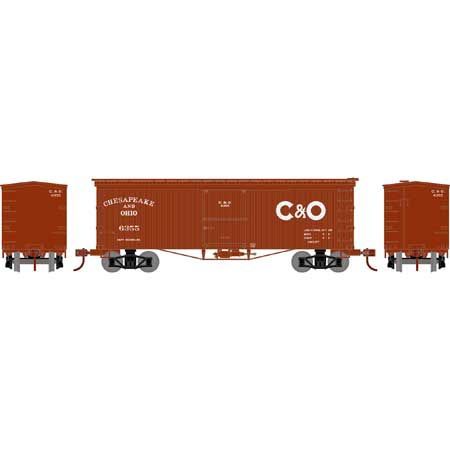 36 FT Old Time Wood Boxcar Chesapeake & Ohio C&O 6355 - 5181 : N