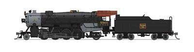 2-8-2 USRA Heavy Mikado Chicago, Burlington & Quincy CB&Q 5502 w/Paragon4 Sound & DCC - 3973 : N Scale