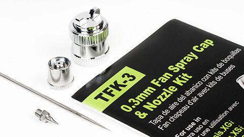 Fan Spray Cap with Nozzle Kit, 0.3mm-TFK3