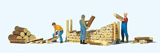 Stacking Firewood - 3 People & Accessories - 10707 : HO