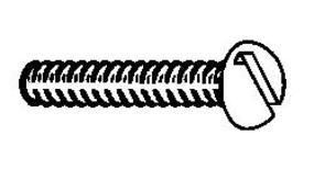 0-80 Rnd Head 1/8 Inch Long Stainless Steel Screws - 1643