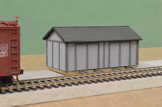 Wausau Handcar Shed - Milwaukee Road Kit - 001 : HO
