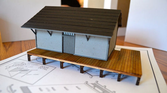Milwaukee Road Small Freight House Kit - 024 : HO