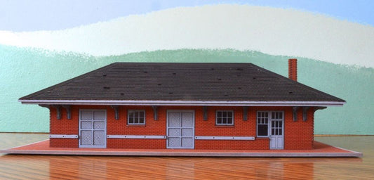 Wausau, WI Railway Express Depot-MILW RD - 026 : HO