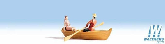 Row Boat and Two Passengers - 6062 : HO