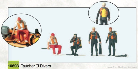 Divers (4/Pkg) - 10693 : HO