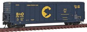 50 Ft Canstock Boxcar Chessie B&O 480826 - 81906 : N