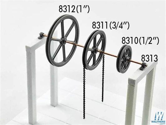 8" Diameter Sheave with Pillow Blocks (2 sets) - 8312 : HO