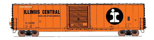 60' PS-1 Single-Door Boxcar - Illinois Central IC - 46925 : HO