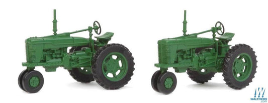 Farm Tractor 2-Pack - Assembled -- Green - 4161 : HO