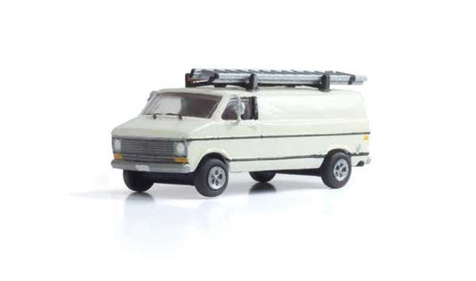 Work Van Modern Era Vehicles White - AS5366 : HO