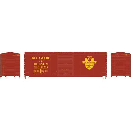 40' Modernized Boxcar Delaware & Hudson D&H 18799 - 67454 : HO