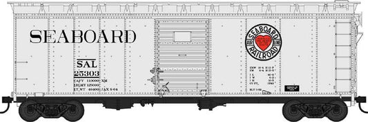 40' Single-Door Steel Boxcar Seaboard Air Line SAL 25303 - 42455 : HO