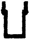Straight Bottom Mount Freight Car Stirrups - 3039 : HO