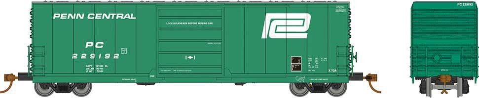 Evans 50" X72A Boxcar - Penn Central - 139001A : HO