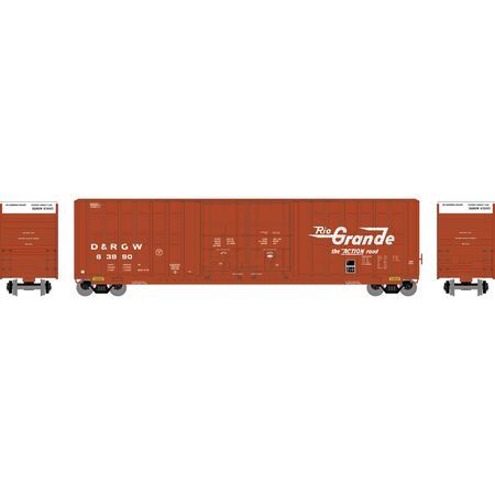 60' Berwick Hi-Cube Box Car Denver & Rio Grande Western D&RGW 63890 - 75156 : HO