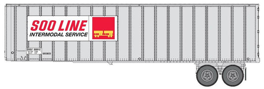 Flexi-Van 40' Trailer 2-Pack Soo Line - 2613 : HO