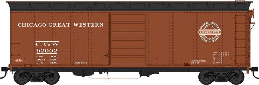40 Ft Boxcar-42843 : HO