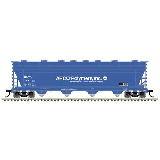 ACF 5250 4-Bay Covered Hopper - Arco Polymers-20006379 : HO