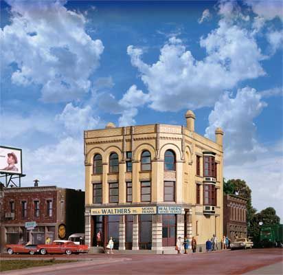 Walthers Water Street Building -- Kit - 4203 : HO