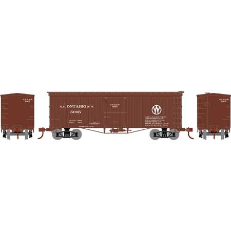 36' Old Time Wood Boxcar, NYO&W #5005 - 01157 : HO