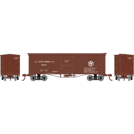 36' Old Time Wood Boxcar, NYO&W #5011 - 1158 : HO