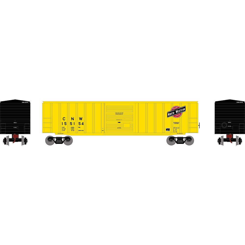 50' ACF Boxcar, C&NW 155154 - 1261 : HO