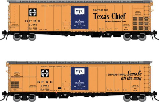 50' Santa Fe Class RR-56 Mechanical Reefer Santa Fe SFRD - 156003A : HO