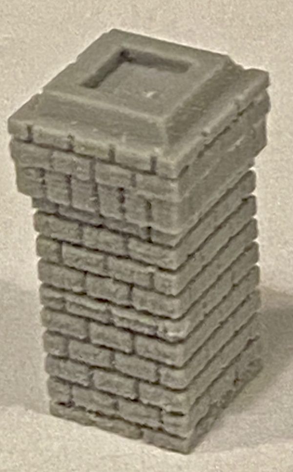 Square Chimney 3-pk - 2034 : HO