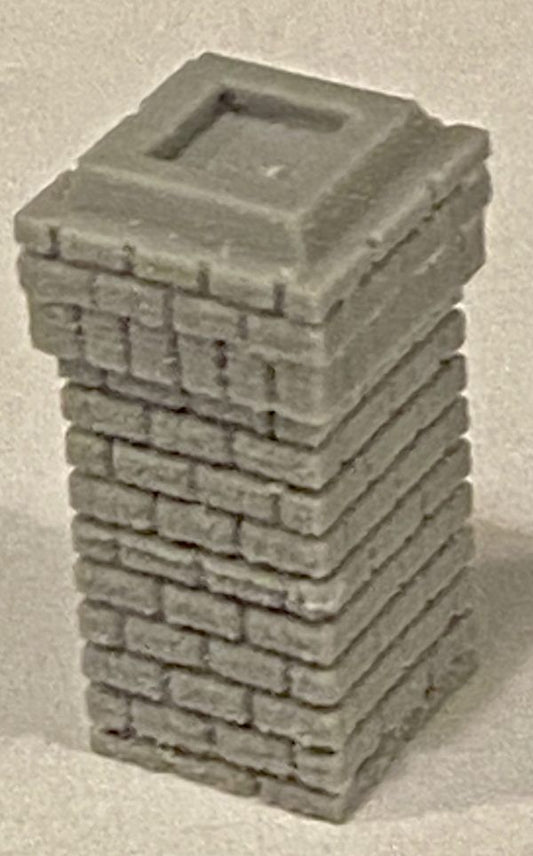 Square Chimney 3-pk - 2034 : HO