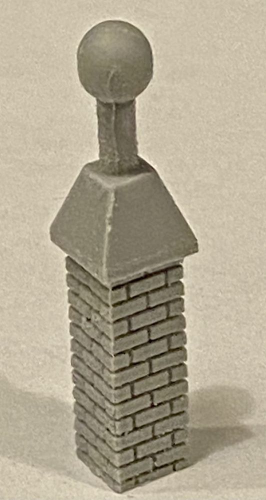 Vented Chimney 3 Pack - 2035 : HO