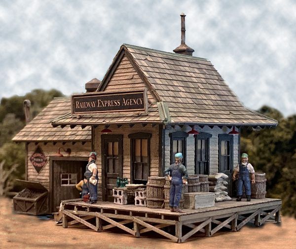 Laser Cut Wood Kit-0352 : HO