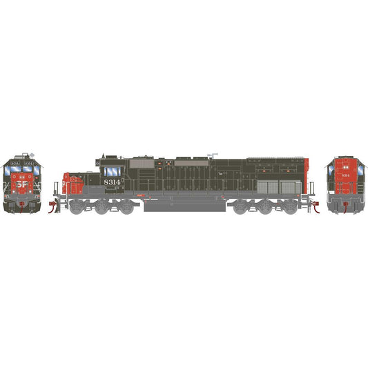 EMD SD40T-2 Southern Pacific SP 8314 Primed for Grime, w/DCC & Economi Sound - 72165 : HO