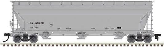 ACF 4650 Centerflow 3-Bay Covered Hopper Canadian National CN #385566 - 20005525 : HO