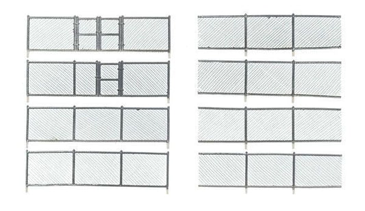 Chain Link Fence - Kit with Gates, Hinges & Planter Pins-A2993 : N