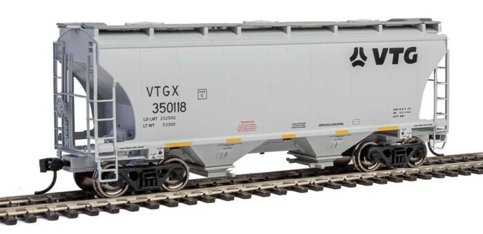 39' Trinity 3281 2-Bay Covered Hopper - VTG North America-7562 : HO