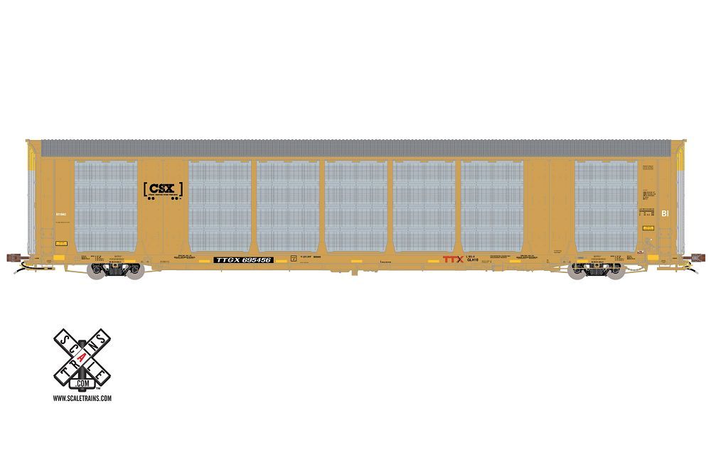 Gunderson 89' Multi-Max Autorack, CSX Transportation CTTX 695460 - 32761 : HO