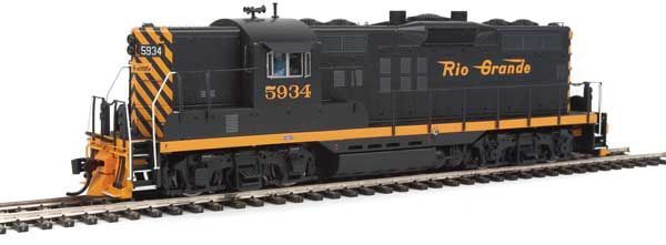 EMD GP9 Phase II High Short Hood Denver & Rio Grande Western D&RGW 5934 DCC Ready - 49703 : HO