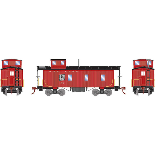 Wood Caboose-11720 : HO