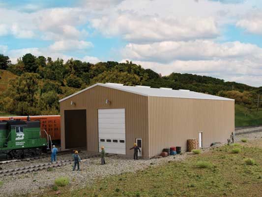 Modern Double-Track Engine House -- Kit - 2986 : HO