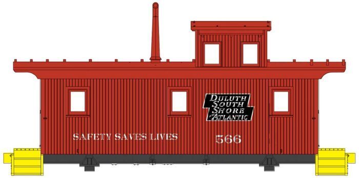 Wood Caboose-103462 : HO