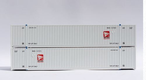 53' HIGH CUBE 8-55-8 Corrugated Containers White Arrow WARU 537002, 537015 - 537042 : N