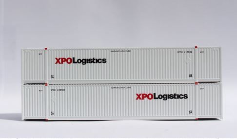53' HIGH CUBE 8-55-8 Corrugated Containers XPO Logistics XPOU 410039, 410102 Set #2 - 537047 : N