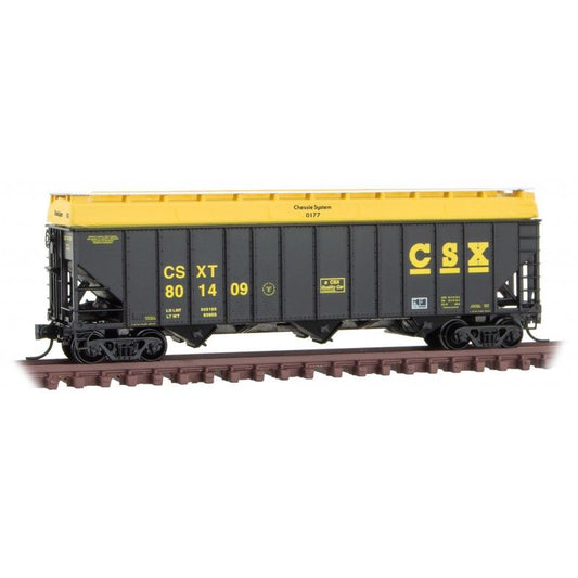 100-Ton 3-Bay Rib side Open Hopper CSX-10800431 : N